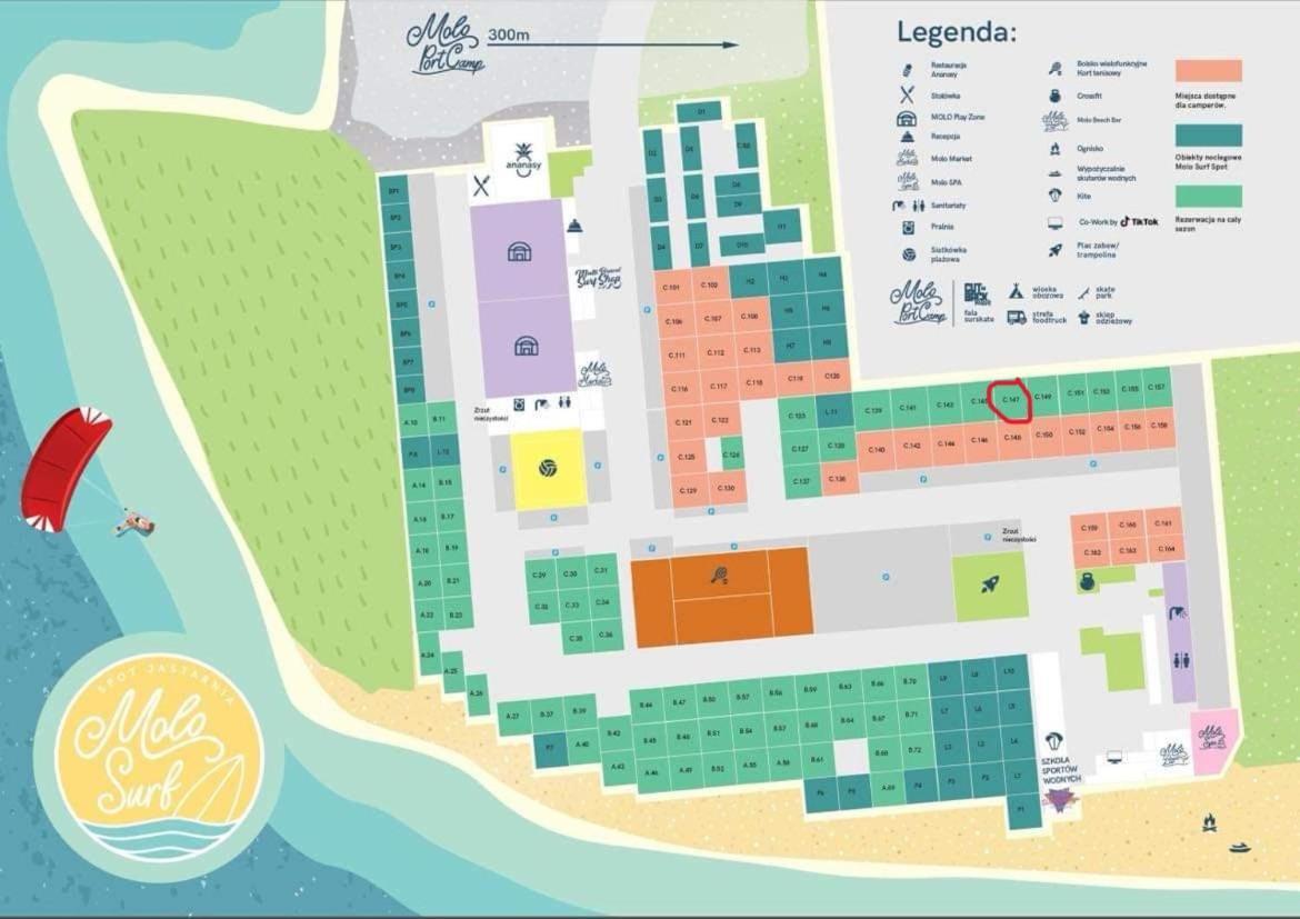 Przyczepa 2022 Molo Surf Villa Ястарня Екстериор снимка